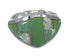 Silver Turquoise And Opal Southwestern Ring Size 5-3/4 YX82551